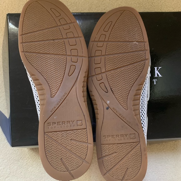 Sperry Topsider Angelfish Grey Open Mesh Shoes - Picture 6 of 6